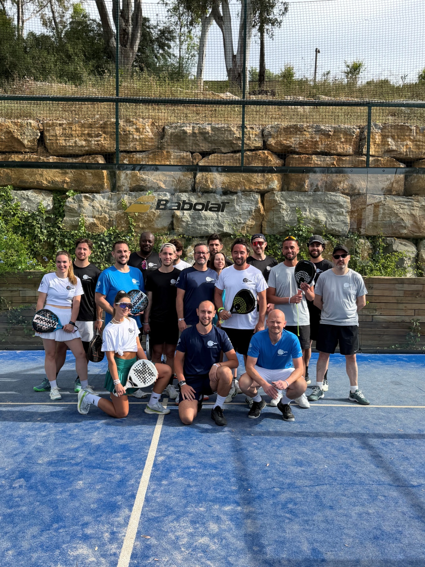 Photo de groupe du stage Keys Padel à Marbella en mai 2026